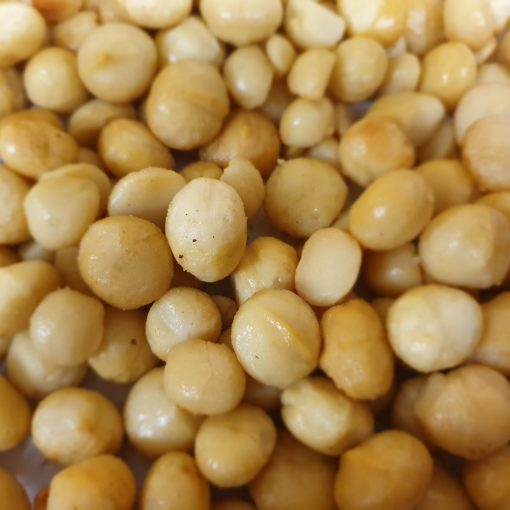 Macadamia gebrand